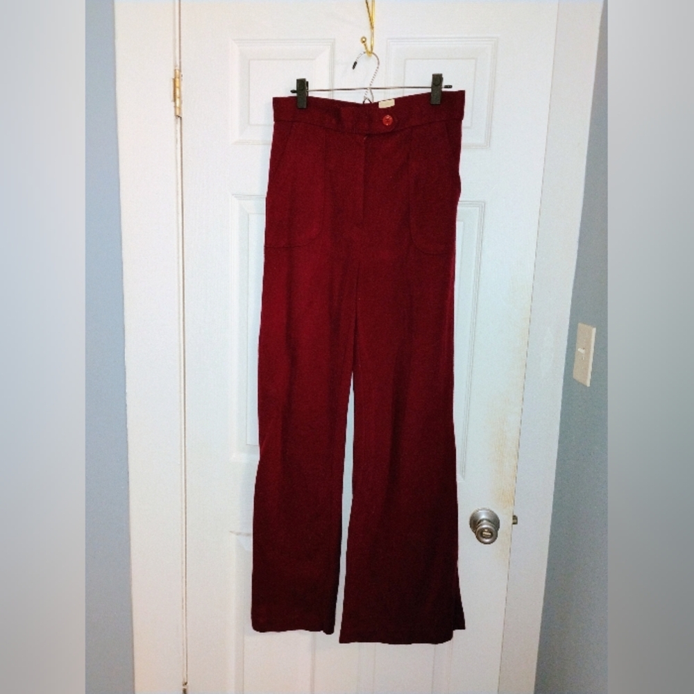 Women's Burgundy Pants